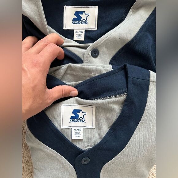 Lot of 2:Starter NFL Dallas Cowboys Button Up - Picture 4 of 5